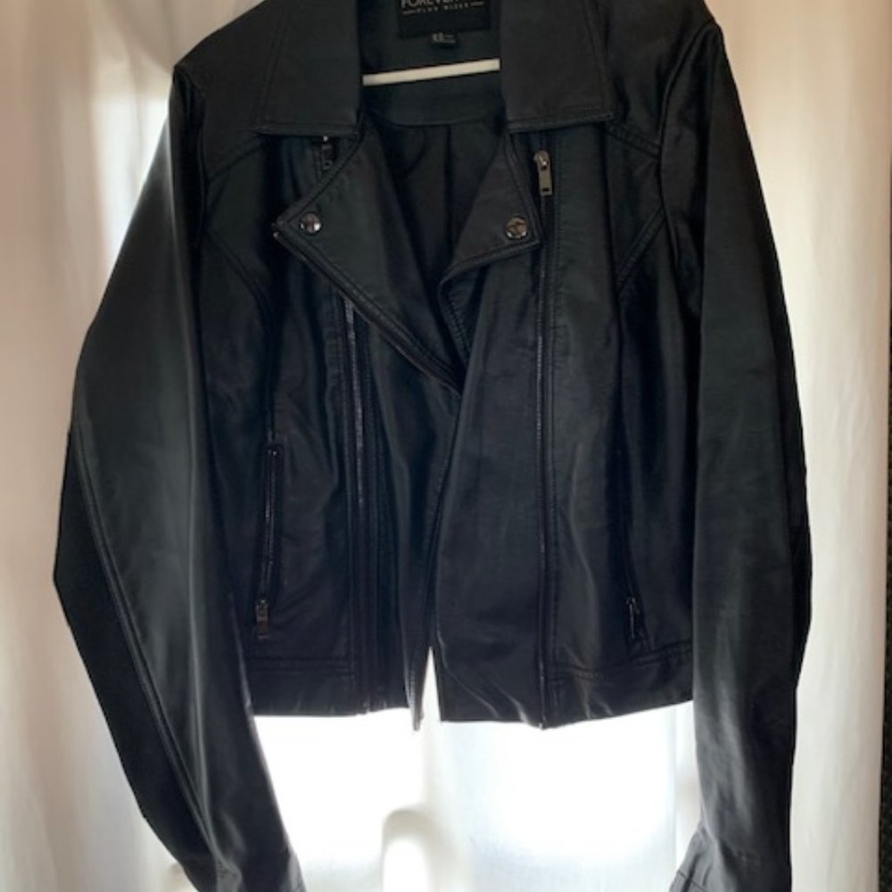Faux Leather Jacket